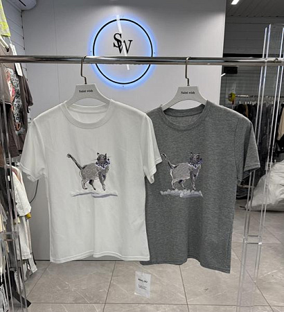 Футболка Saint Wish 7767 mix - делук