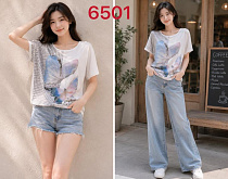 Футболка Gertie 6501 white - делук