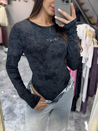 Боди Modnulya YZ362 d.grey - делук