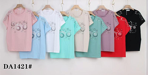 Футболка Xie DA1421 mix - делук