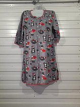 Ночнушка Akvarel A194 grey - делук