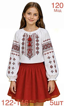 Вышиванка Надийка ND1558-120 white - делук