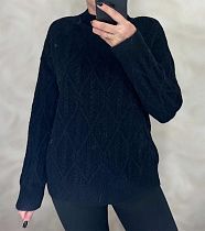 Свитер Levisha 26404 black - делук