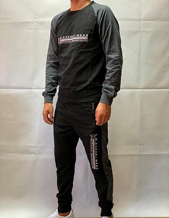 Костюм Спорт 4 Seasons A01-33 black - делук