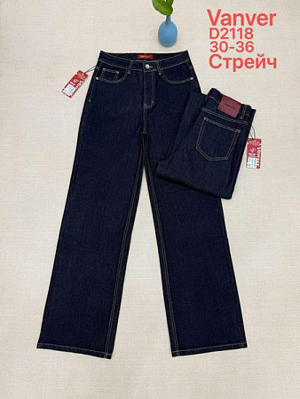 Джинсы Vanver D2118 navy - делук