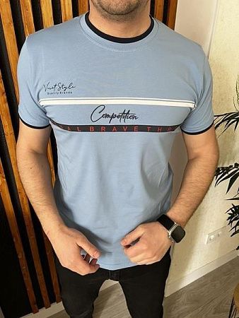 Футболка Nik 56338 l.blue - делук