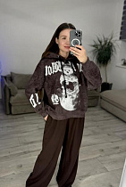 Худи S.Style 305 brown - делук