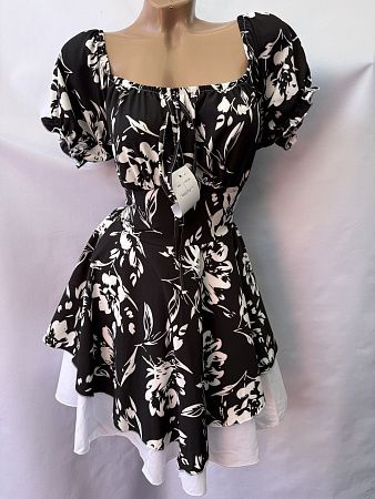 Платье Namik NM119 black - делук