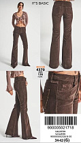 Джинсы Jeans Style 4370-26W5-136 brown - делук