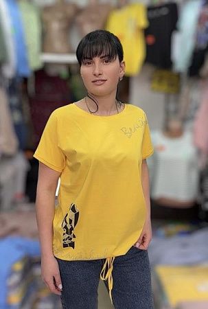 Футболка Levisha 25308 yellow - делук