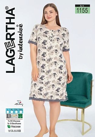 Ночнушка Cotpark 1155 beige - делук