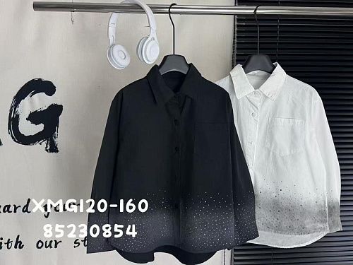 Рубашка Delfinka 8523 black - делук