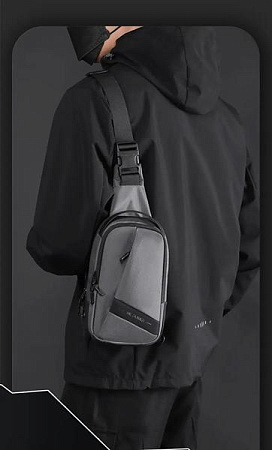 Бананка Fashion Bag 2113-3 grey - делук