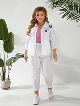 Костюм Спорт Bat 359 white - делук