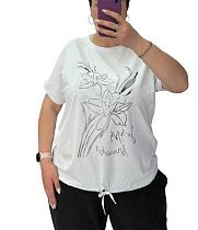 Футболка Levisha 25040 white - делук