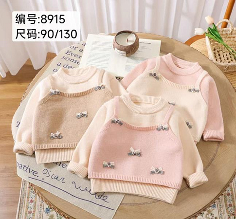 Свитер Meloria 8915 beige-pink - делук