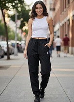 Штаны Спорт Delviago DL744 black - делук