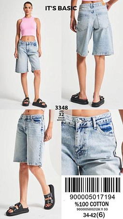 Шорты Ruxa 3348-4-32 l.blue - делук