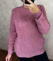 Свитер Anna&Vika 26396 lilac - делук