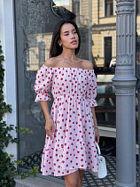 Платье Arina 2467 pink - делук