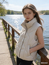 Жилетка Jacket BM3313 l.beige - делук