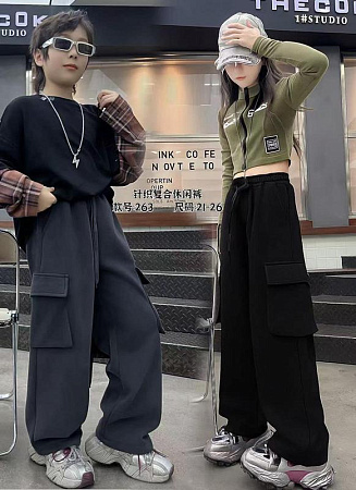 Штаны Спорт Farbique 263 black - делук