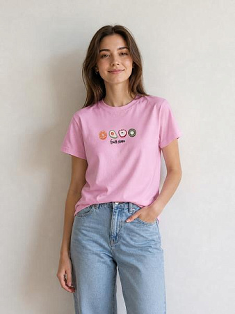 Футболка New Season F020 pink - делук