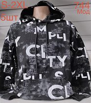 Худи Надийка ND633-744 black - делук