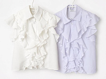 Блузка Moda School 8621 white - делук