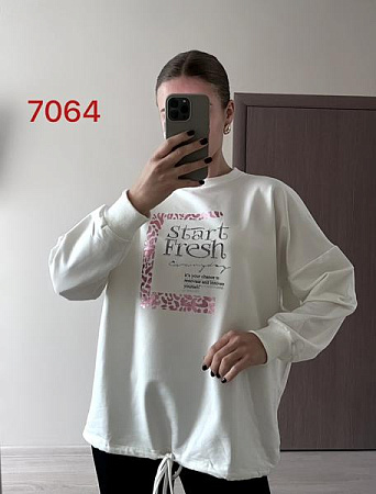 Свитер Fsn 7064 white - делук