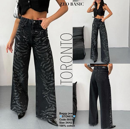 Джинсы Met&March 5055 d.grey - делук