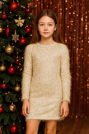 Платье Karolina KR421 beige - делук