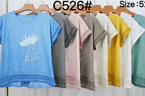 Футболка Estima C526 l.blue - делук