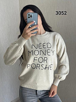 Свитер Fsn 3052 l.grey - делук