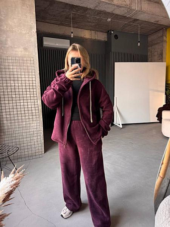 Костюм Спорт Femzone 1153 wine - делук