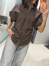 Рубашка Comod 8780 chocolate - делук