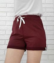 Шорты Sport Style 0621 wine Шорты Sport Style 0621 wine - делук