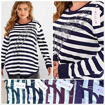 Кофта Global 1356 navy - делук