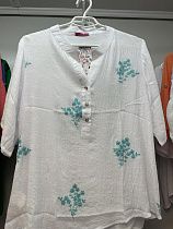 Рубашка No Brand 609-1 white - делук
