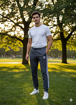 Штаны Спорт Moranny MR517 grey - делук