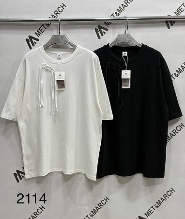 Футболка Met&March 2114 white - делук