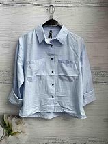 Рубашка New Season 8628 l.blue - делук