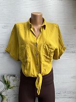 Рубашка New Season 8367 yellow - делук
