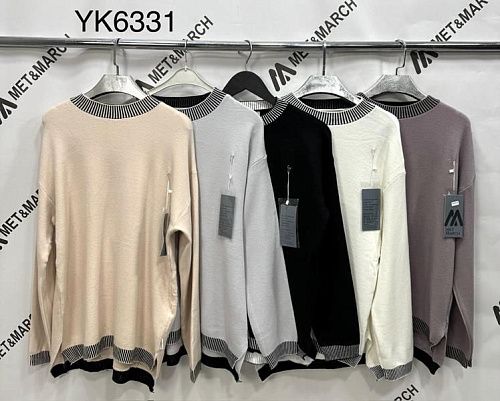 Свитер Met&March 6331 l.grey - делук