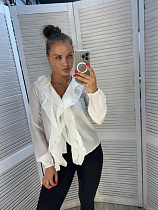 Блузка Style Nadezhda 2679 white - делук