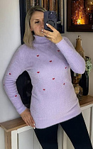 Свитер Elena&Vika 26349 lilac - делук