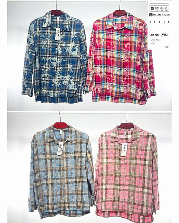 Рубашка Estima 296 pink - делук