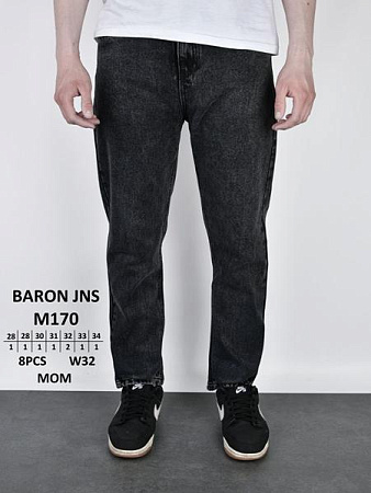 Джинсы Baron Jeans M170 black - делук