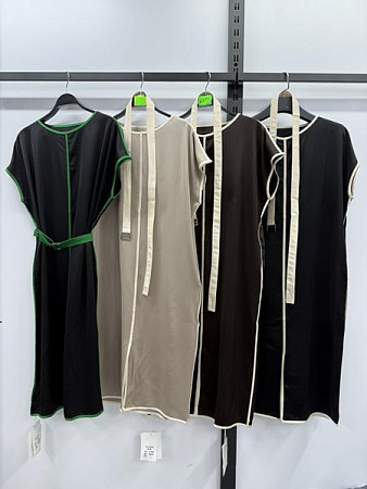 Сарафан Nefertiti 6670 black-green - делук