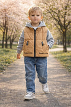 Жилетка Major Kids 6M-18 beige - делук